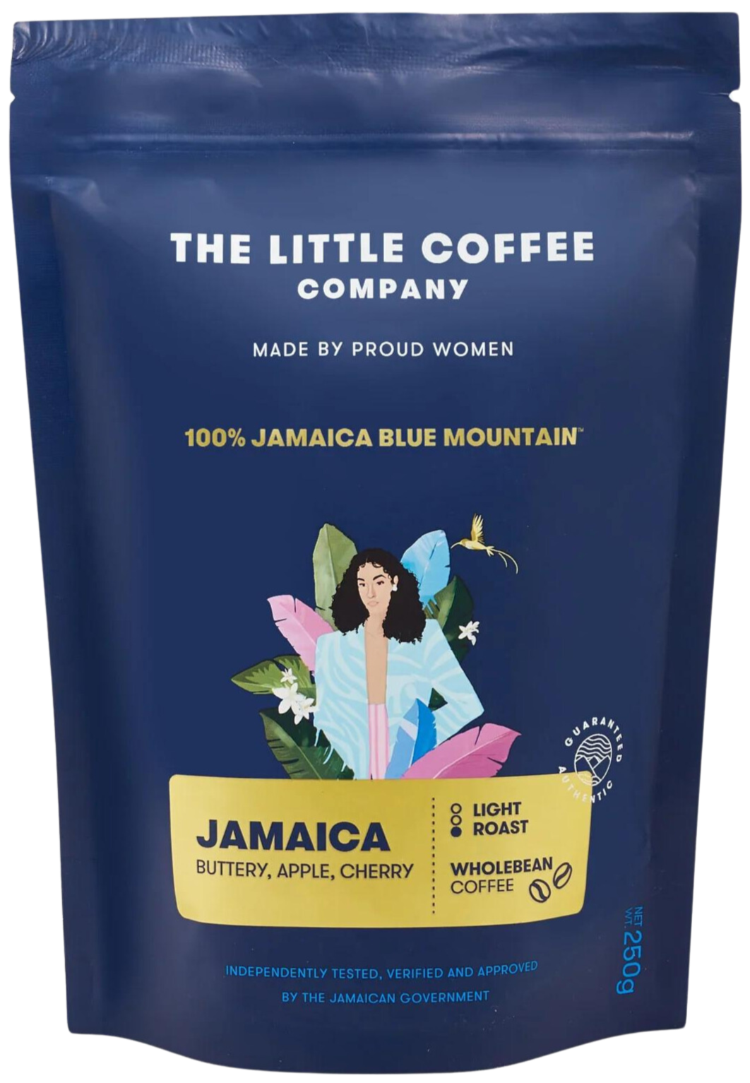 100% Jamaica Blue Mountain Coffee Bag