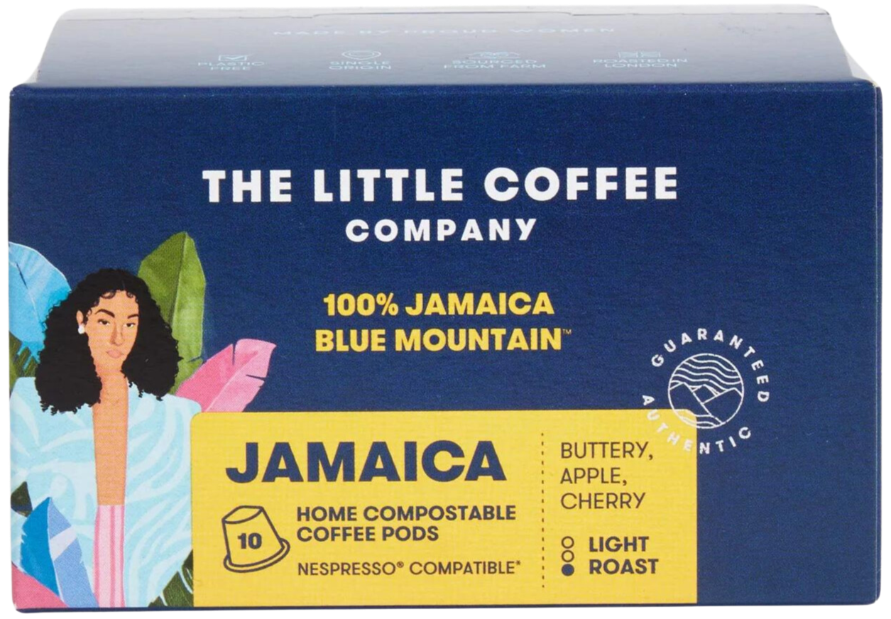 100% Jamaica Blue Mountain Coffee Pods