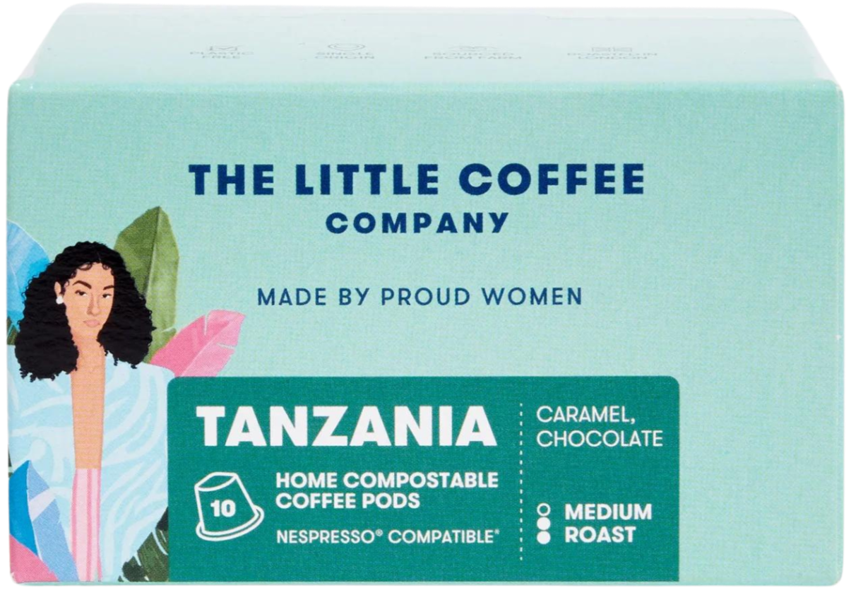 10 Tanzania Home Compostable Coffee Pods