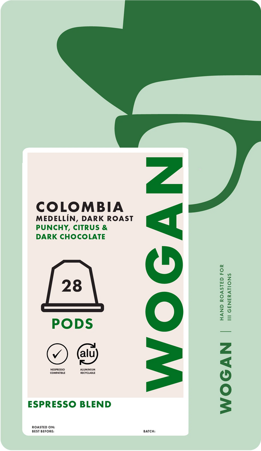 Colombia Continental Dark Roast Coffee Pods