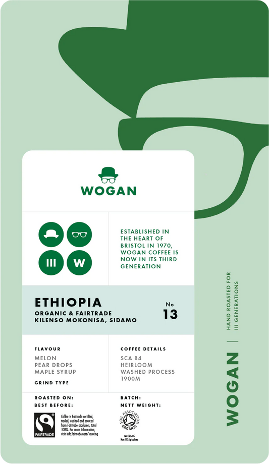 Organic Fairtrade Ethiopia, Kilenso Mokonsia, Sidamo