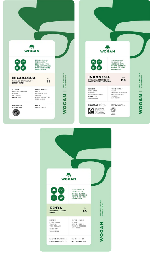 TASTER PACK - Light, Medium, Darkest Roast