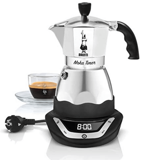 Bialetti Moka Timer Electric Coffee Maker (UK Plug)
